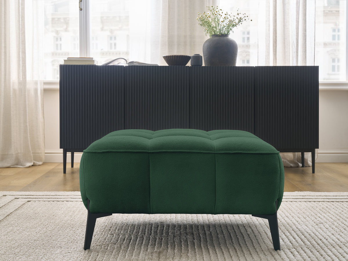 Pouf ANIS tissu texturé