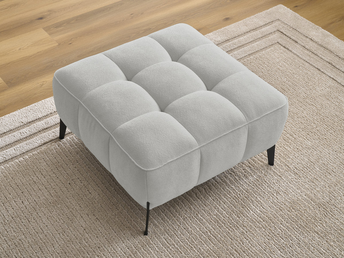 Pouf ANIS tissu texturé