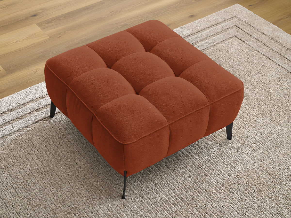 Pouf ANIS tissu texturé