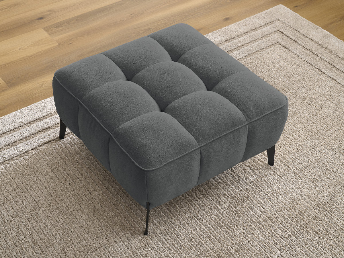 Pouf ANIS tissu texturé
