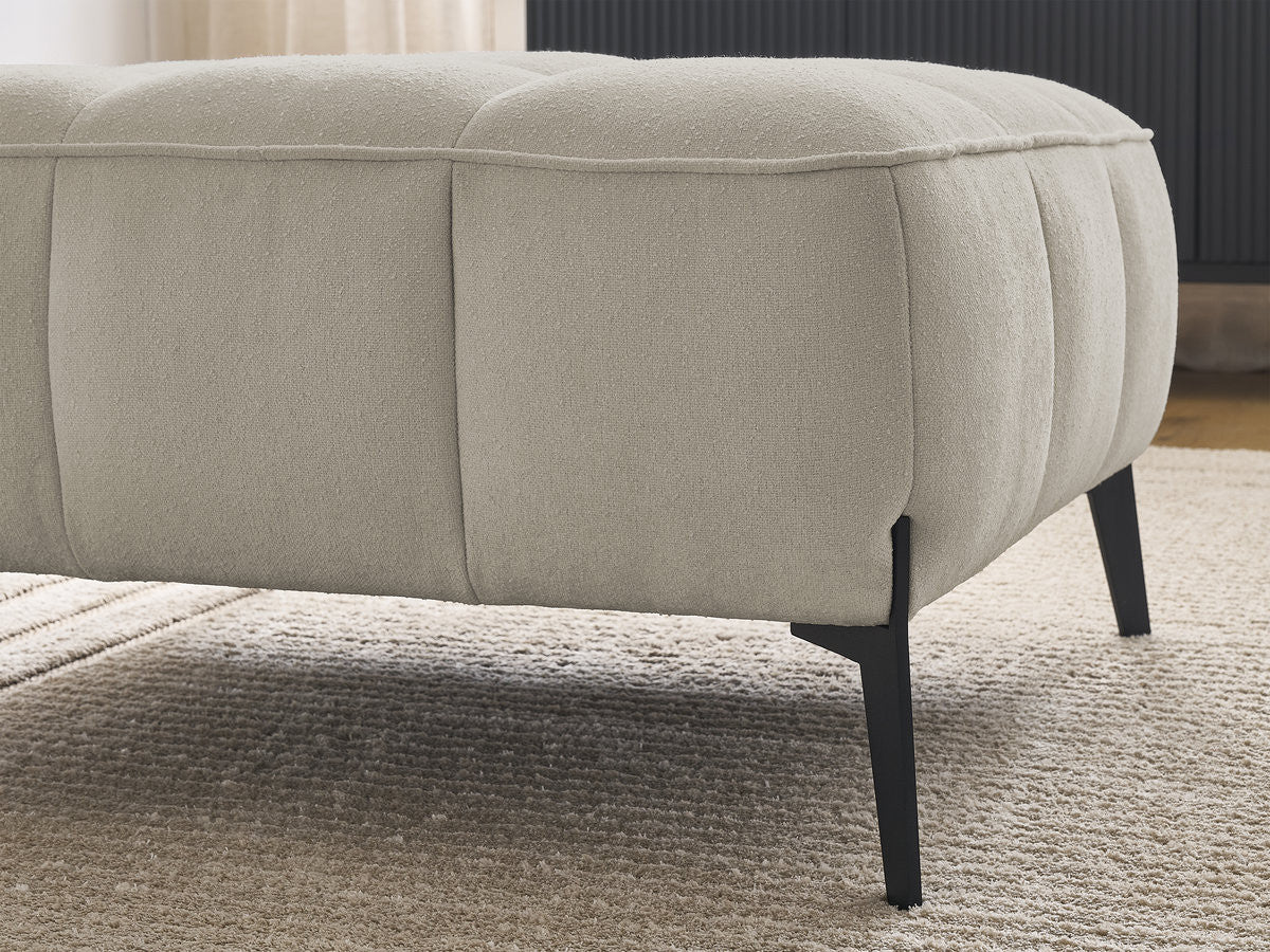 Pouf ANIS tissu texturé