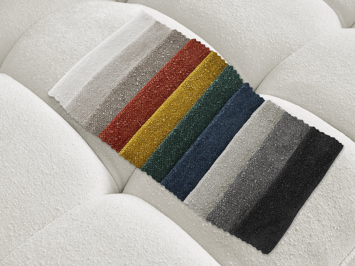 Pouf ANIS tissu texturé