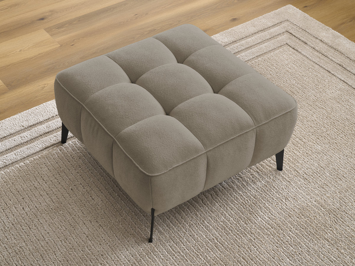 Pouf ANIS tissu texturé