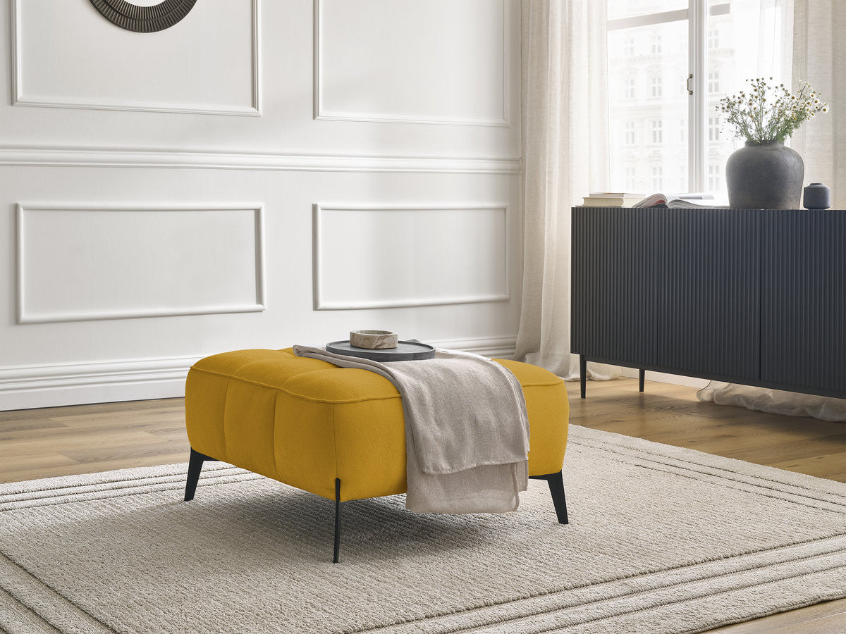 Pouf ANIS tissu texturé