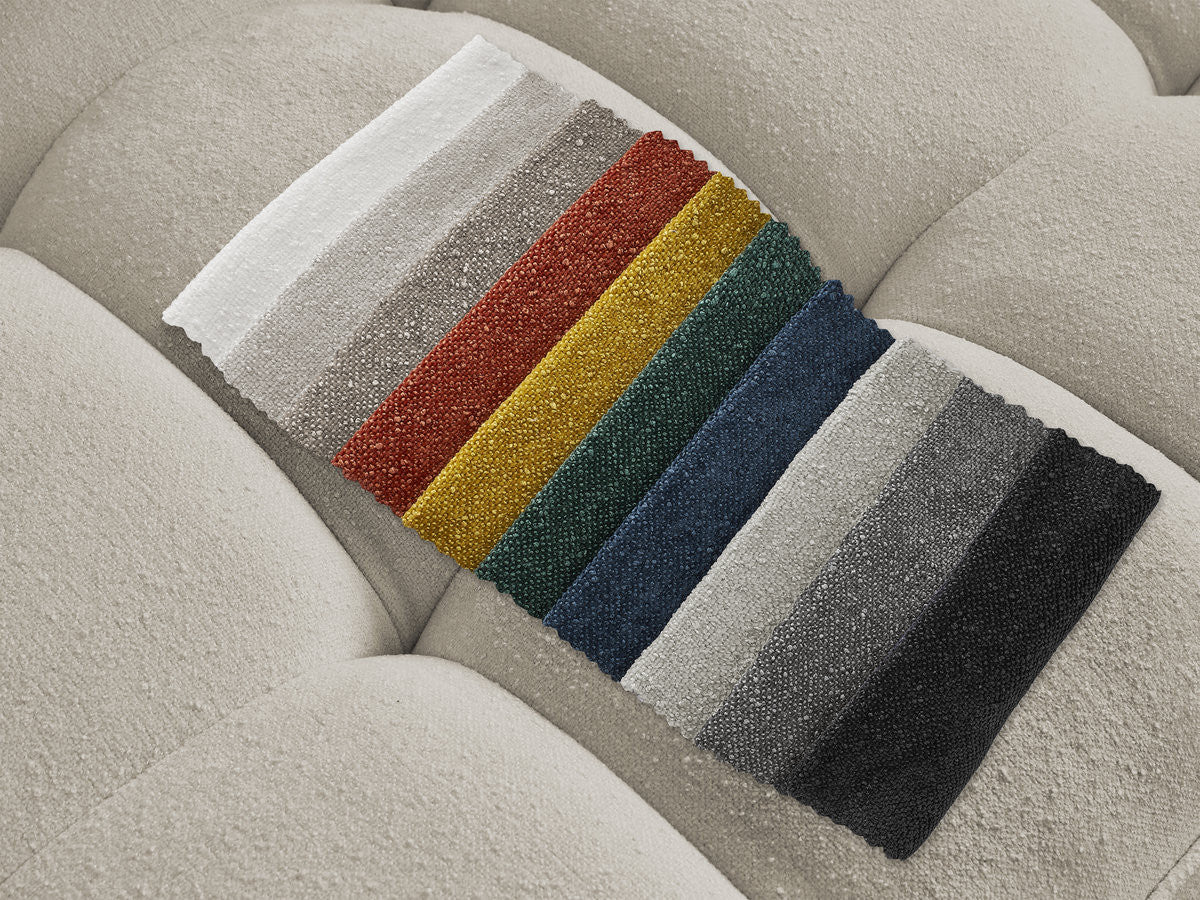 Pouf ANIS tissu texturé