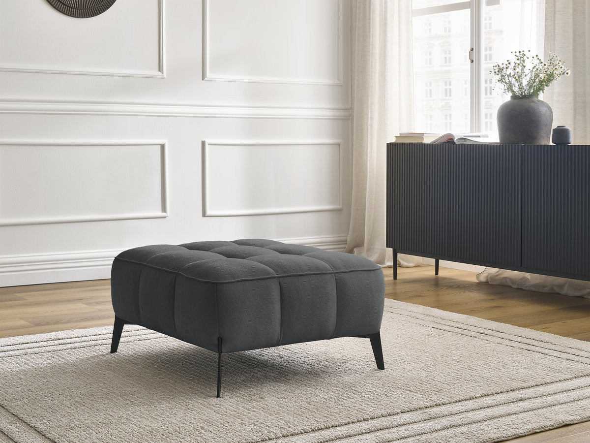 Pouf ANIS tissu texturé