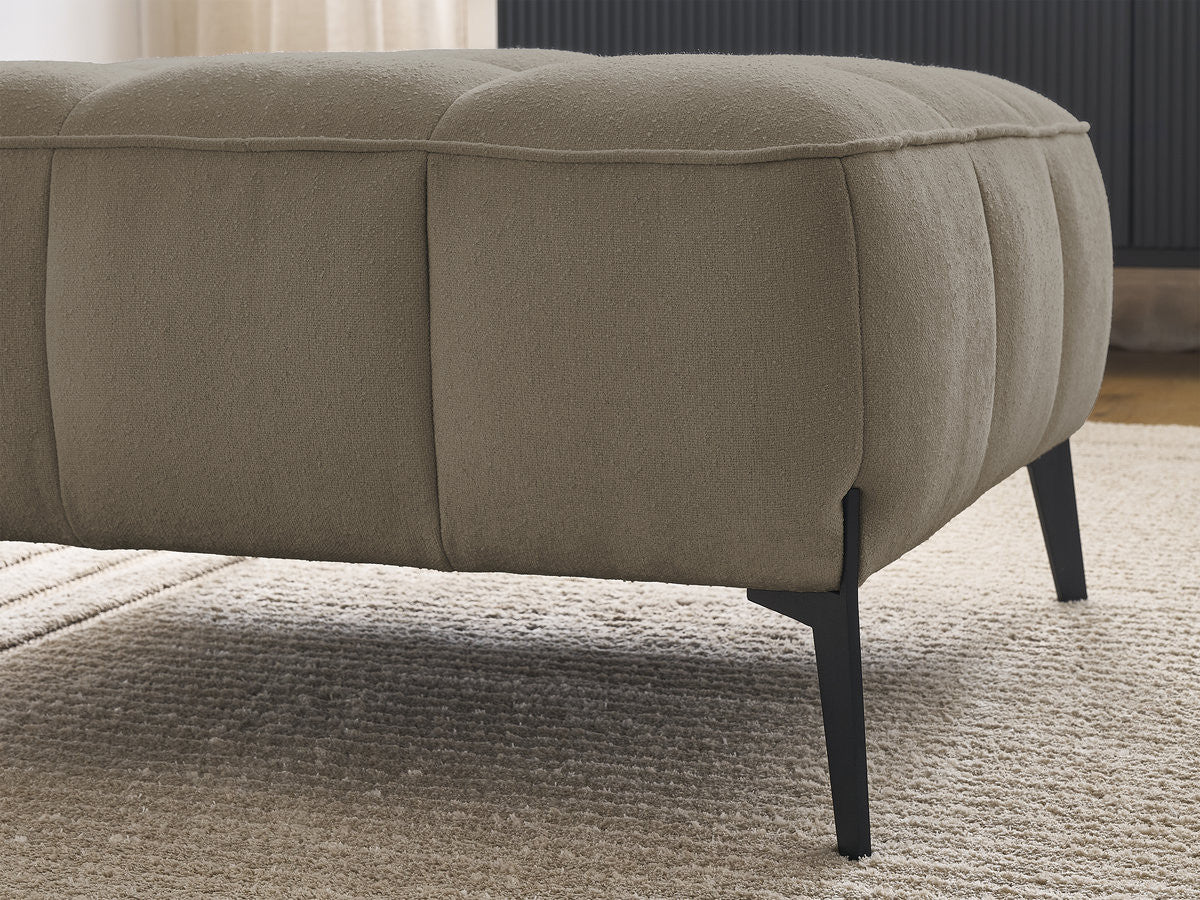 Pouf ANIS tissu texturé