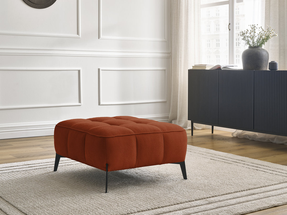 Pouf ANIS tissu texturé
