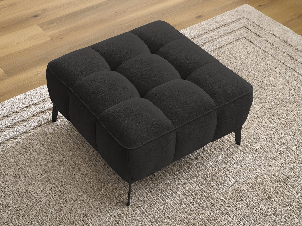 Pouf ANIS tissu texturé