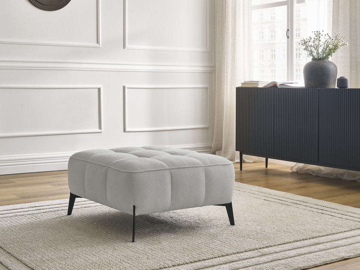 Pouf ANIS tissu texturé