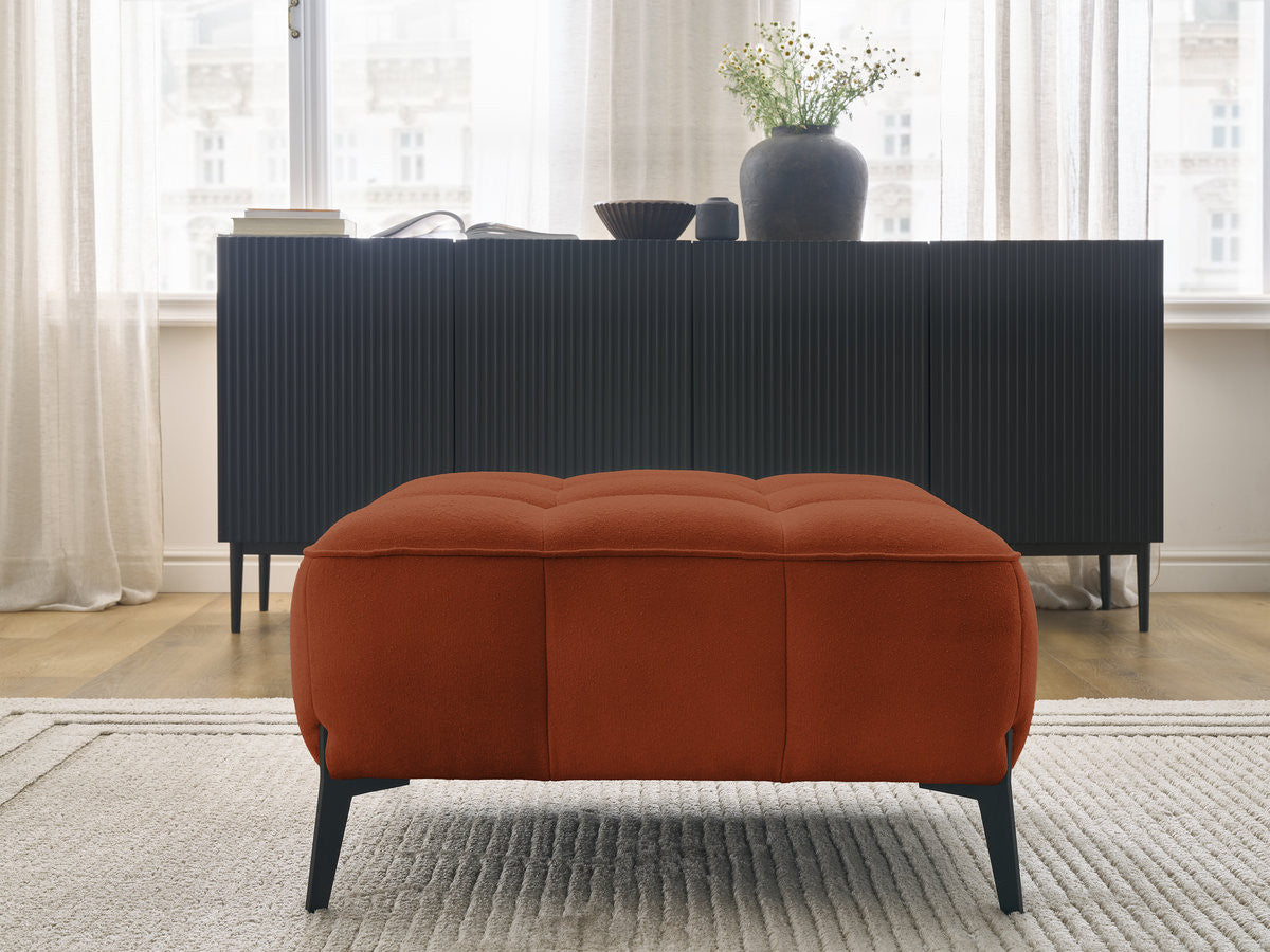 Pouf ANIS tissu texturé