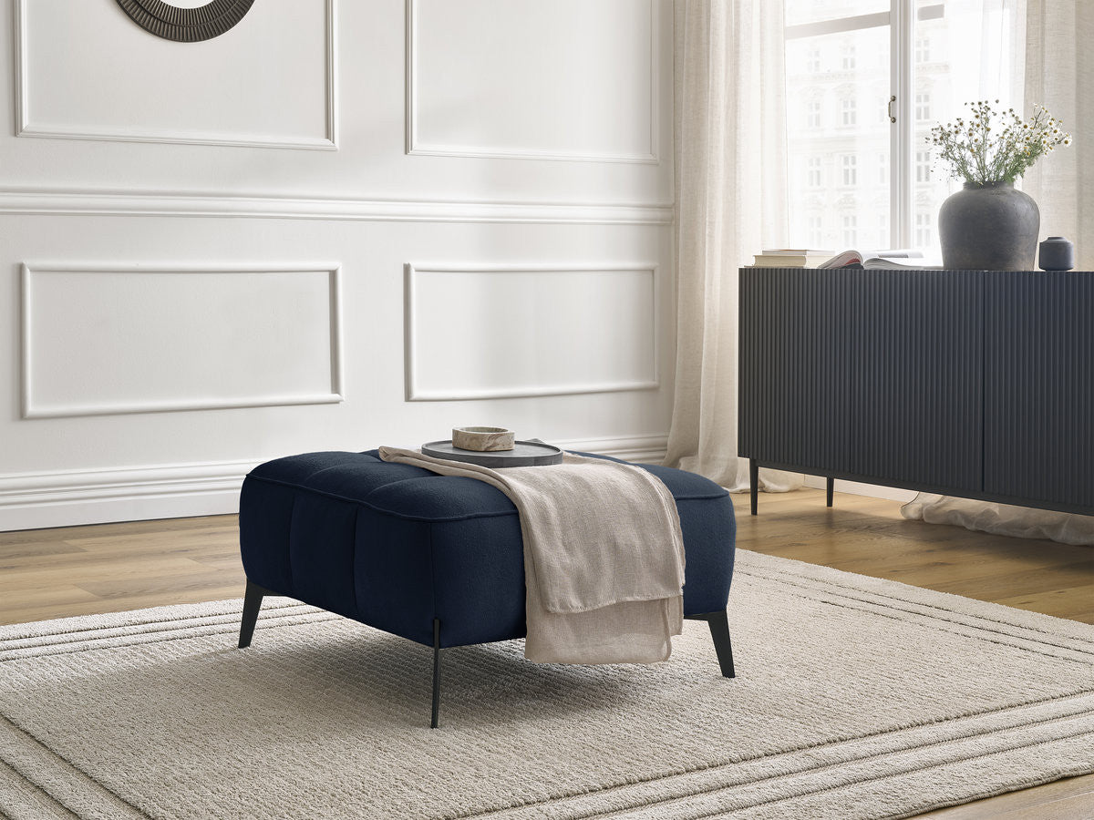 Pouf ANIS tissu texturé