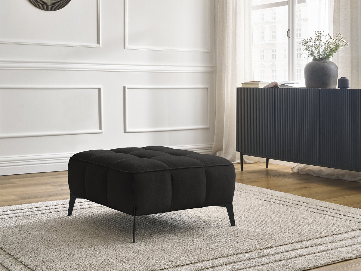 Pouf ANIS tissu texturé