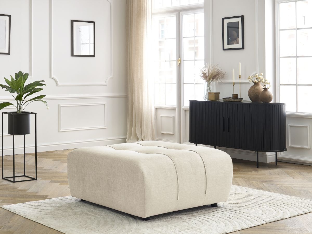 Pouf ARSENE tissu velours