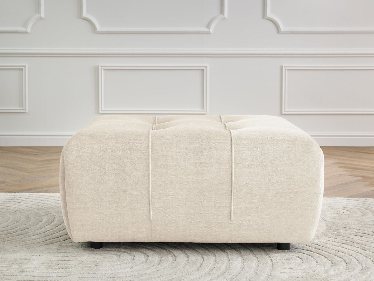 Pouf ARSENE tissu velours