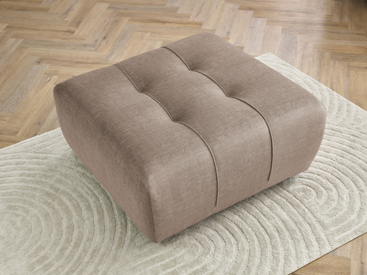 Pouf ARSENE tissu velours