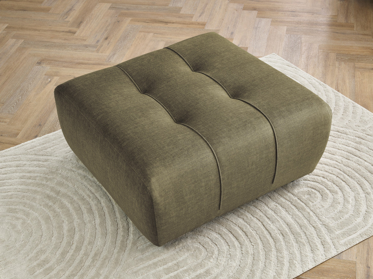 Pouf ARSENE tissu velours