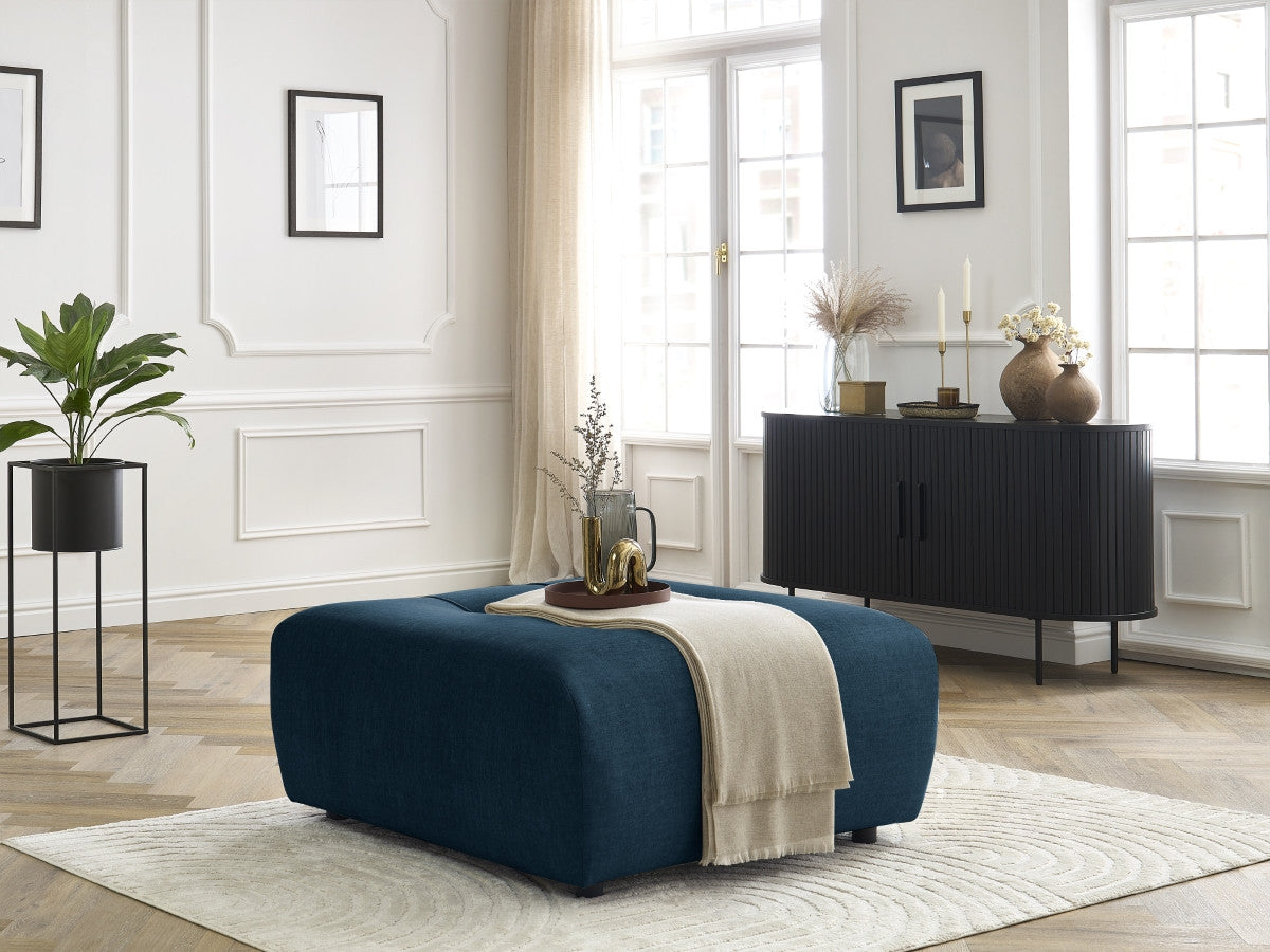 Pouf ARSENE tissu velours