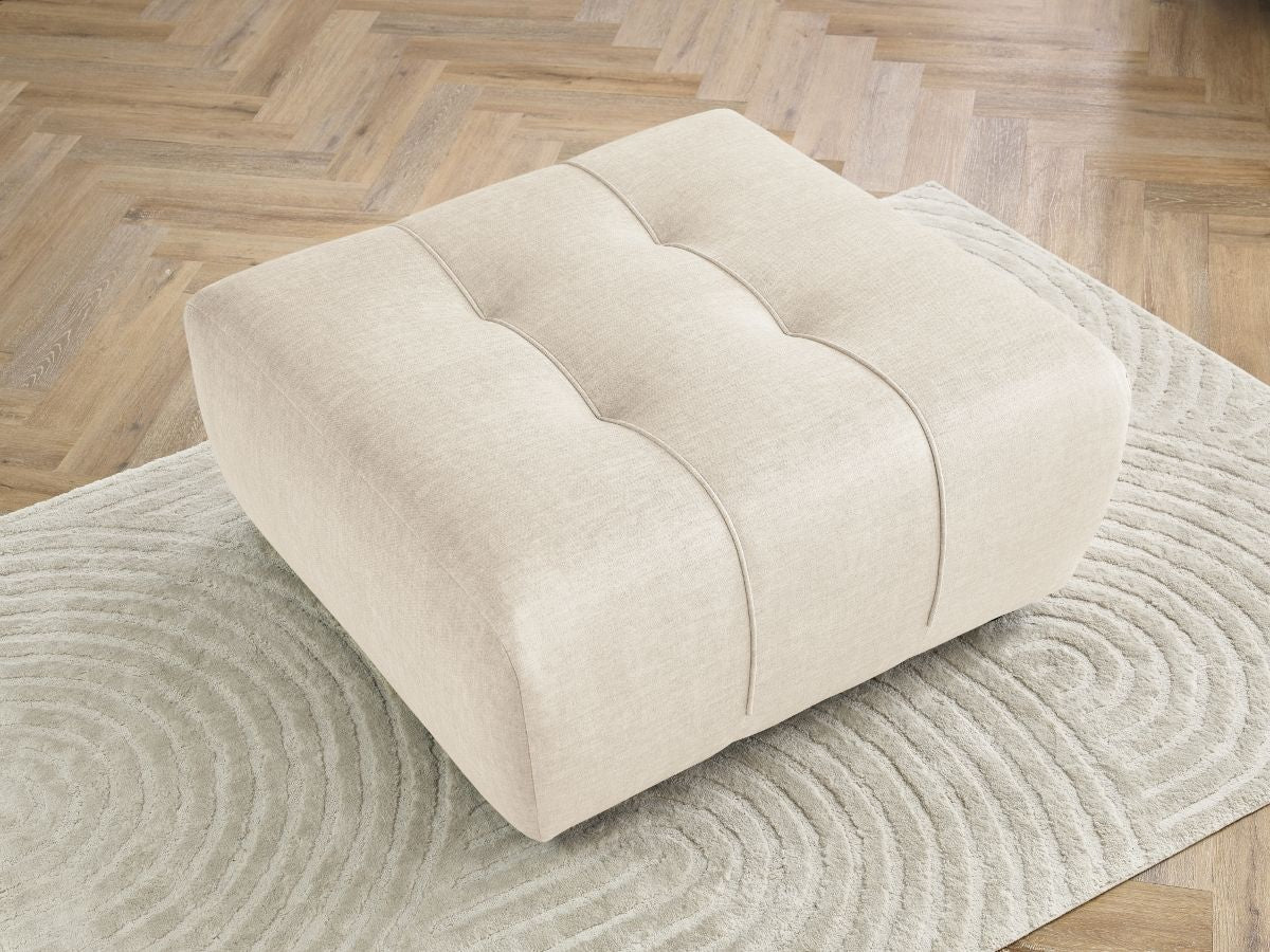 Pouf ARSENE tissu velours