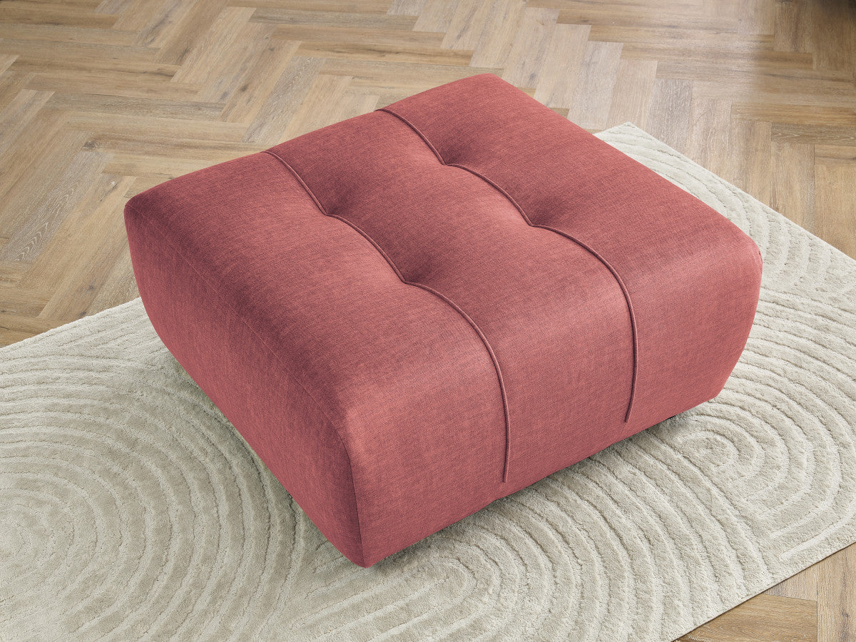 Pouf ARSENE tissu velours