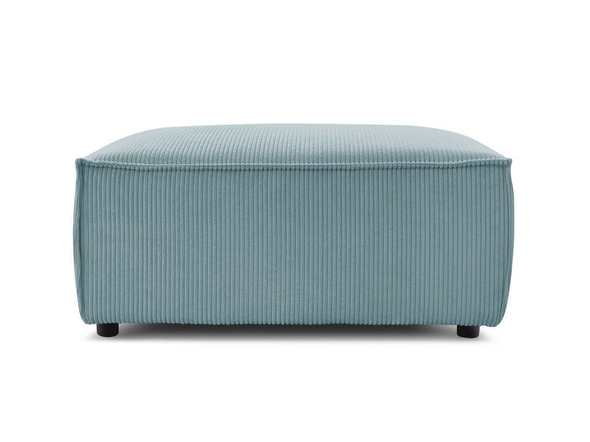 Pouf compact NIHAD velours côtelé