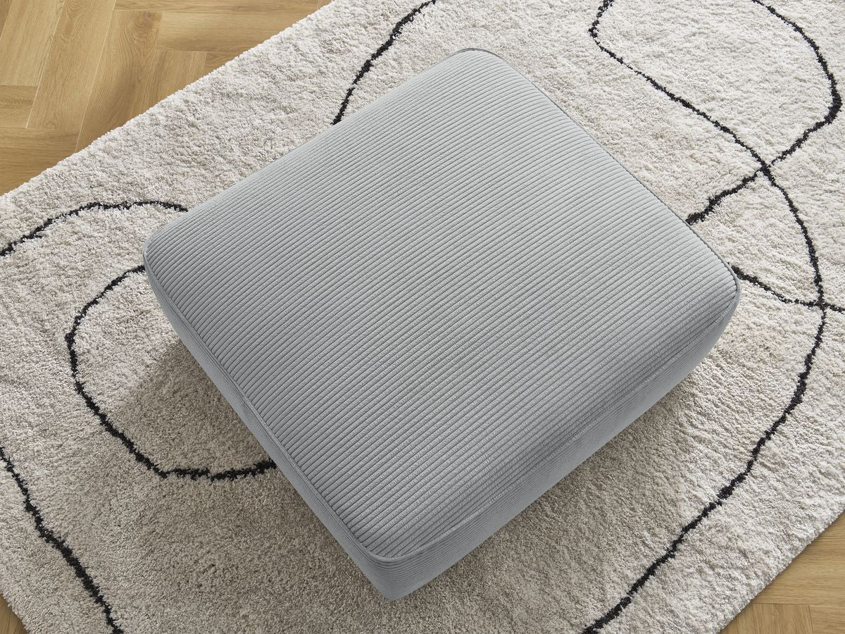 Pouf LEOPOLD velours côtelé