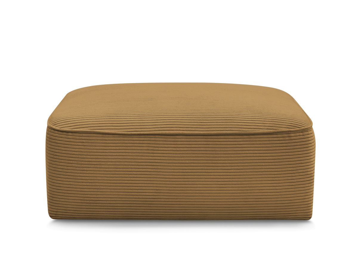 Pouf LEOPOLD velours côtelé