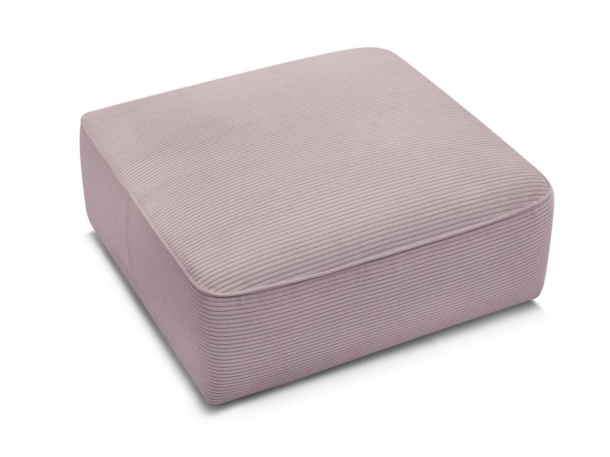 Pouf LEOPOLD velours côtelé
