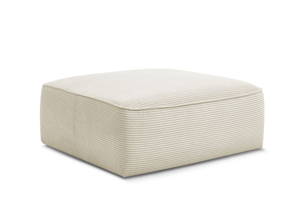 Pouf LEOPOLD velours côtelé