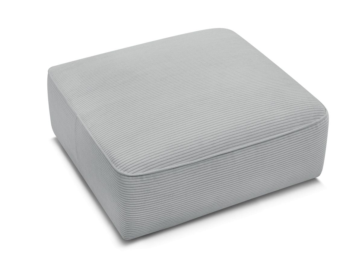 Pouf LEOPOLD velours côtelé
