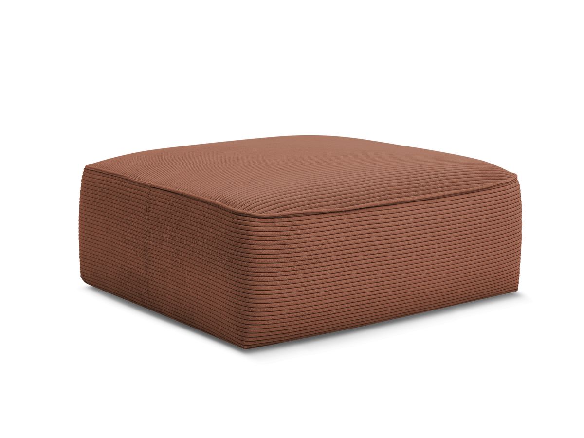 Pouf LEOPOLD velours côtelé