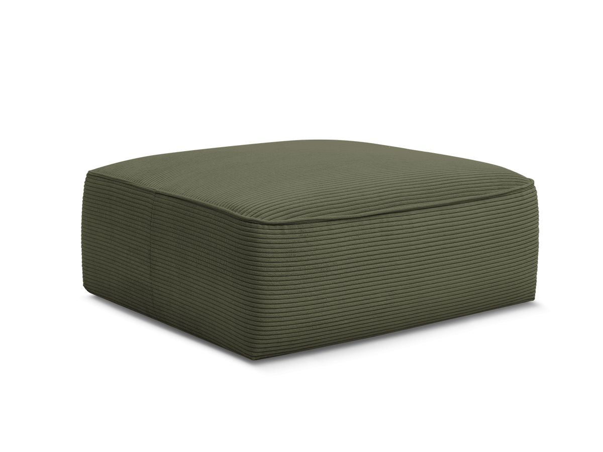 Pouf LEOPOLD velours côtelé