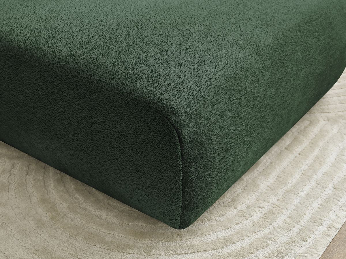 Pouf LUCIEN tissu lisse