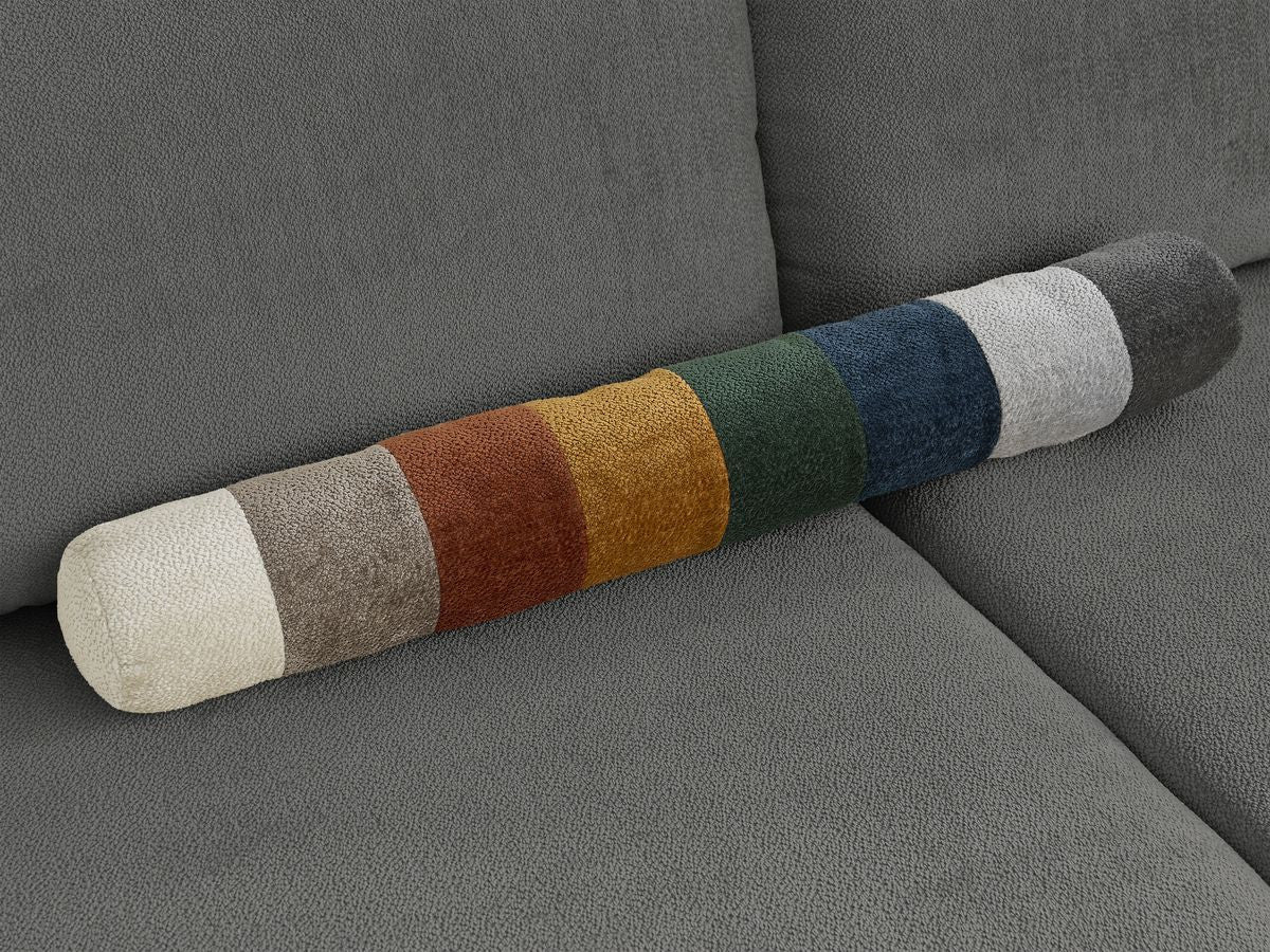 Pouf LUCIEN tissu lisse