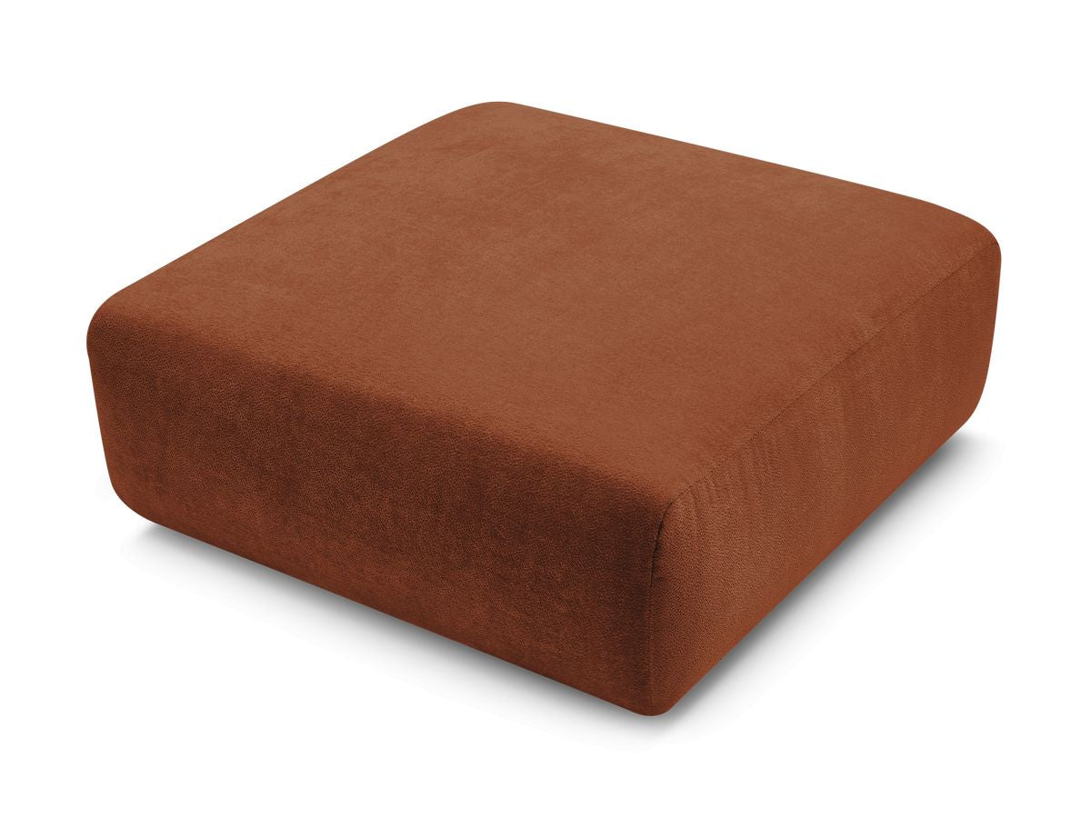Pouf LUCIEN tissu lisse