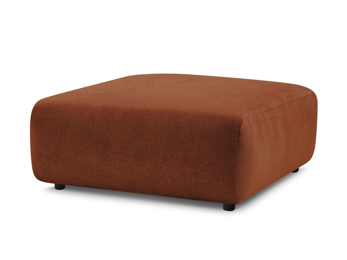 Pouf LUCIEN tissu lisse
