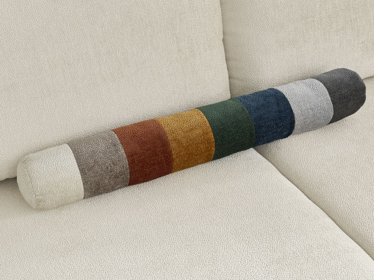 Pouf LUCIEN tissu lisse