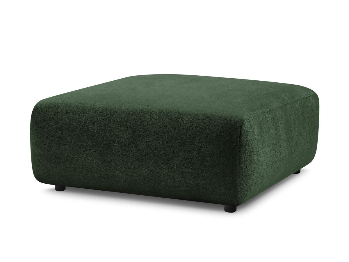 Pouf LUCIEN tissu lisse