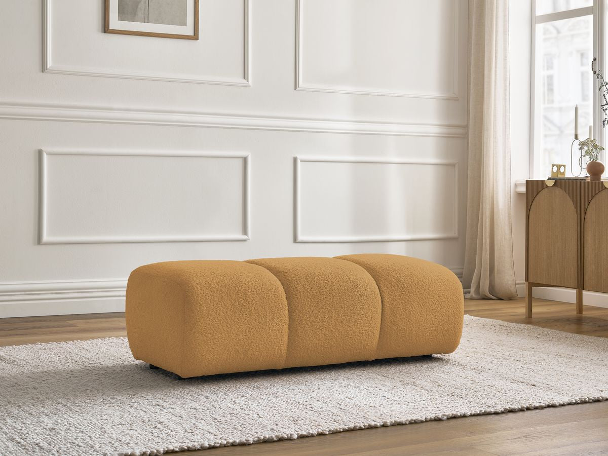 Pouf PAMIRA tissu bouclette