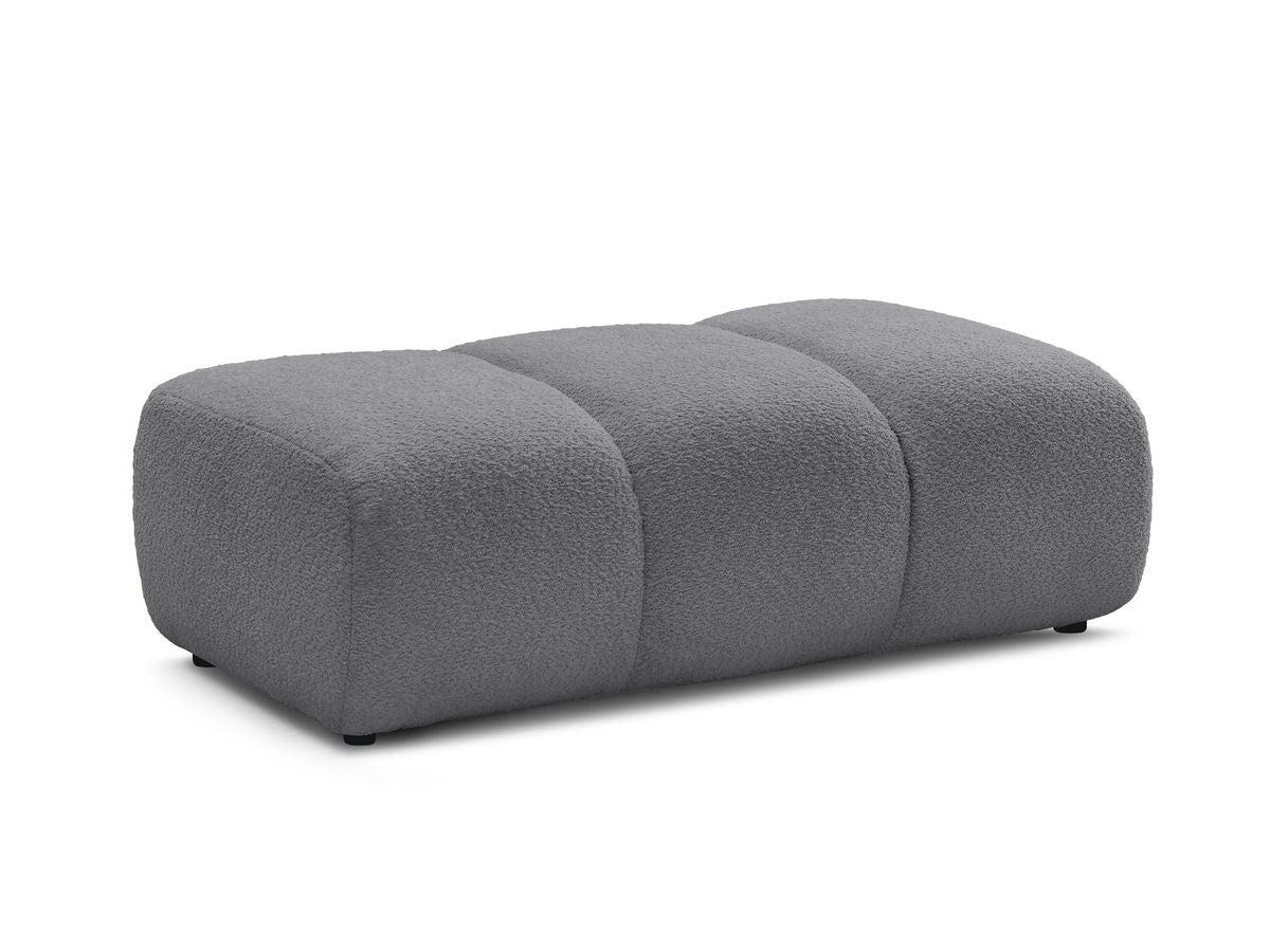 Pouf PAMIRA tissu bouclette