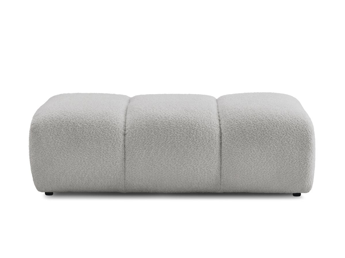 Pouf PAMIRA tissu bouclette