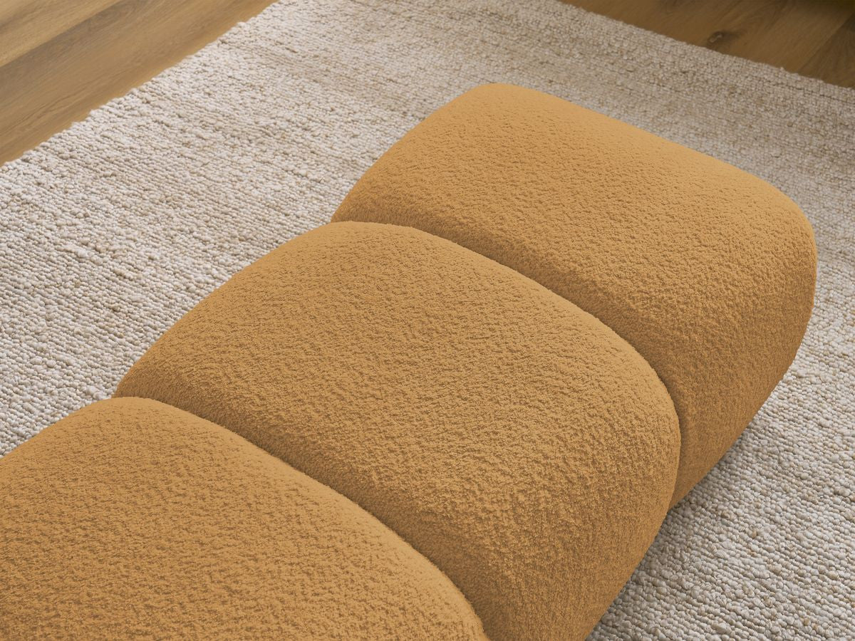 Pouf PAMIRA tissu bouclette