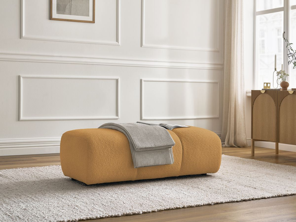 Pouf PAMIRA tissu bouclette