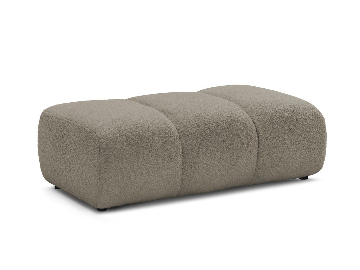 Pouf PAMIRA tissu bouclette