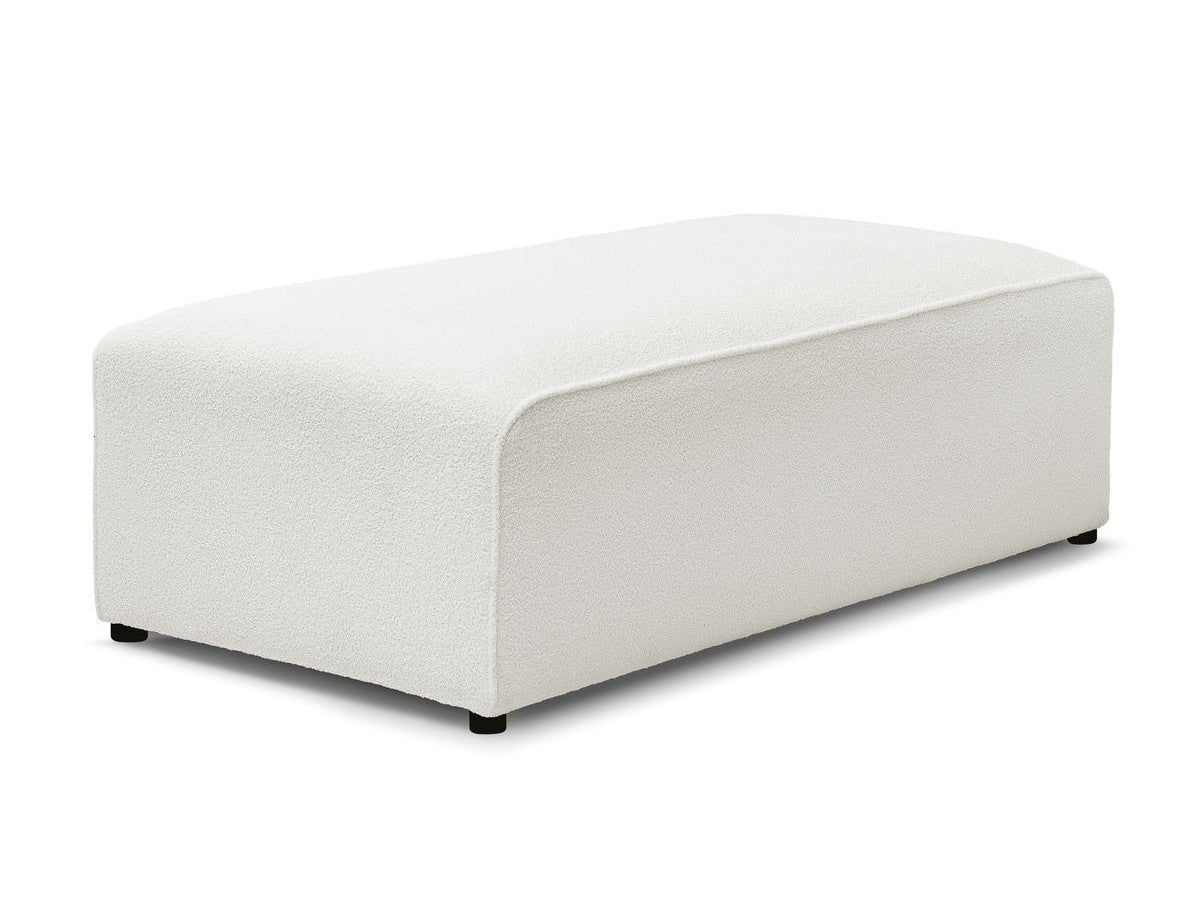 Pouf pour canapé modulable MEGEVE tissu bouclette