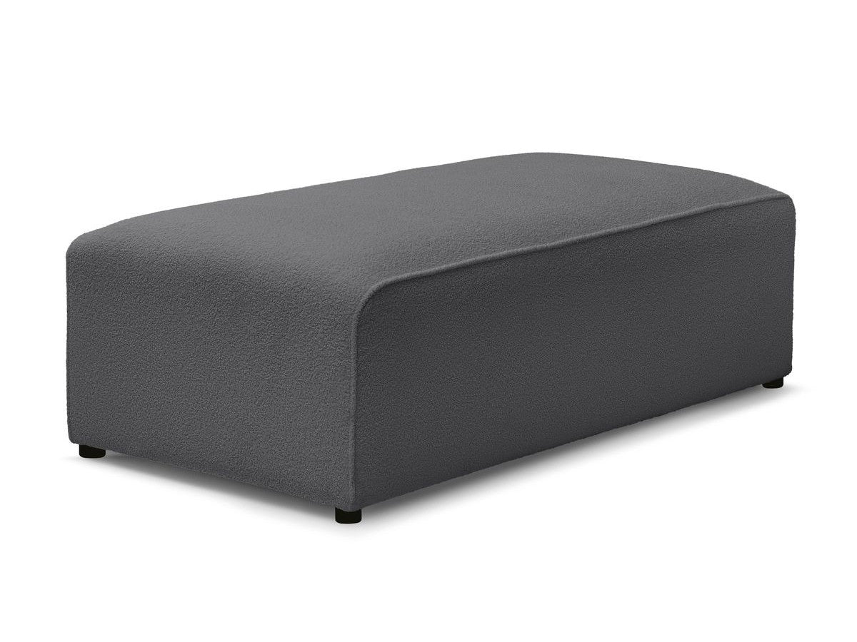 Pouf pour canapé modulable MEGEVE tissu bouclette