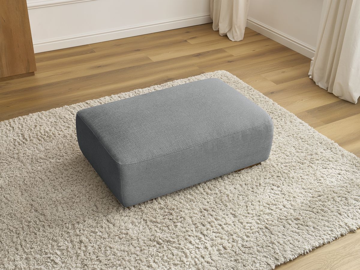Pouf SIDONIE tissu chiné