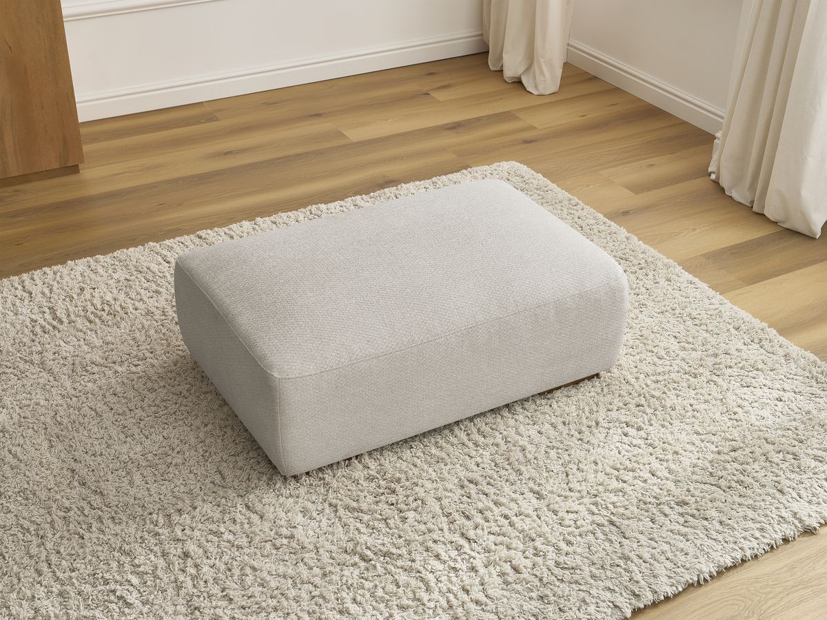 Pouf SIDONIE tissu chiné