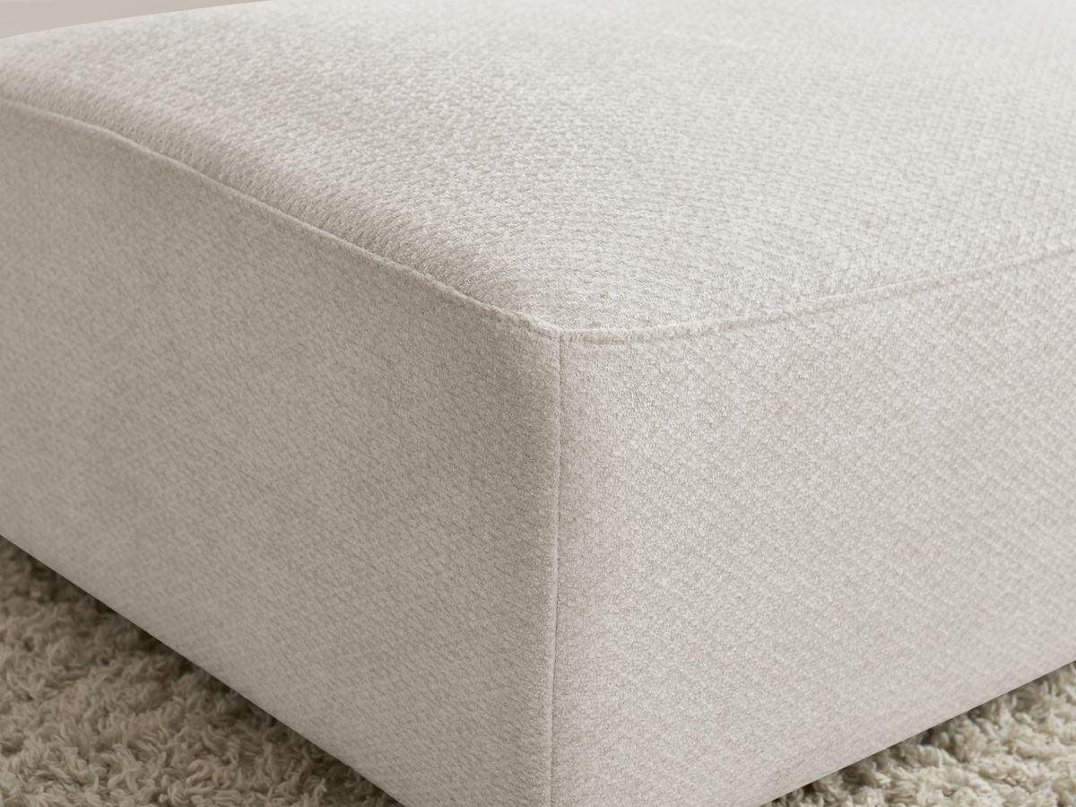 Pouf SIDONIE tissu chiné
