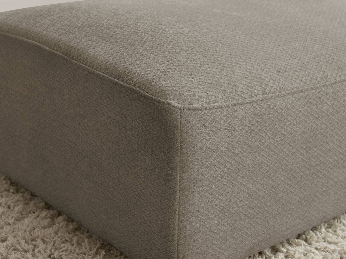 Pouf SIDONIE tissu chiné